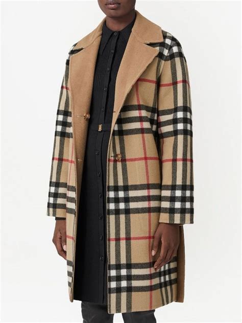 burberry pak dames|burberry check wool coats.